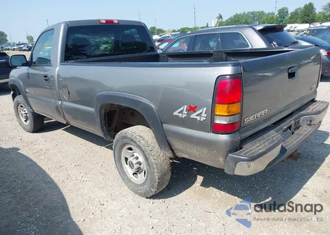 2006 GMC Sierra 2500Hd Work Truck from USA, damaged, VIN 1GTHK24U76E139592
